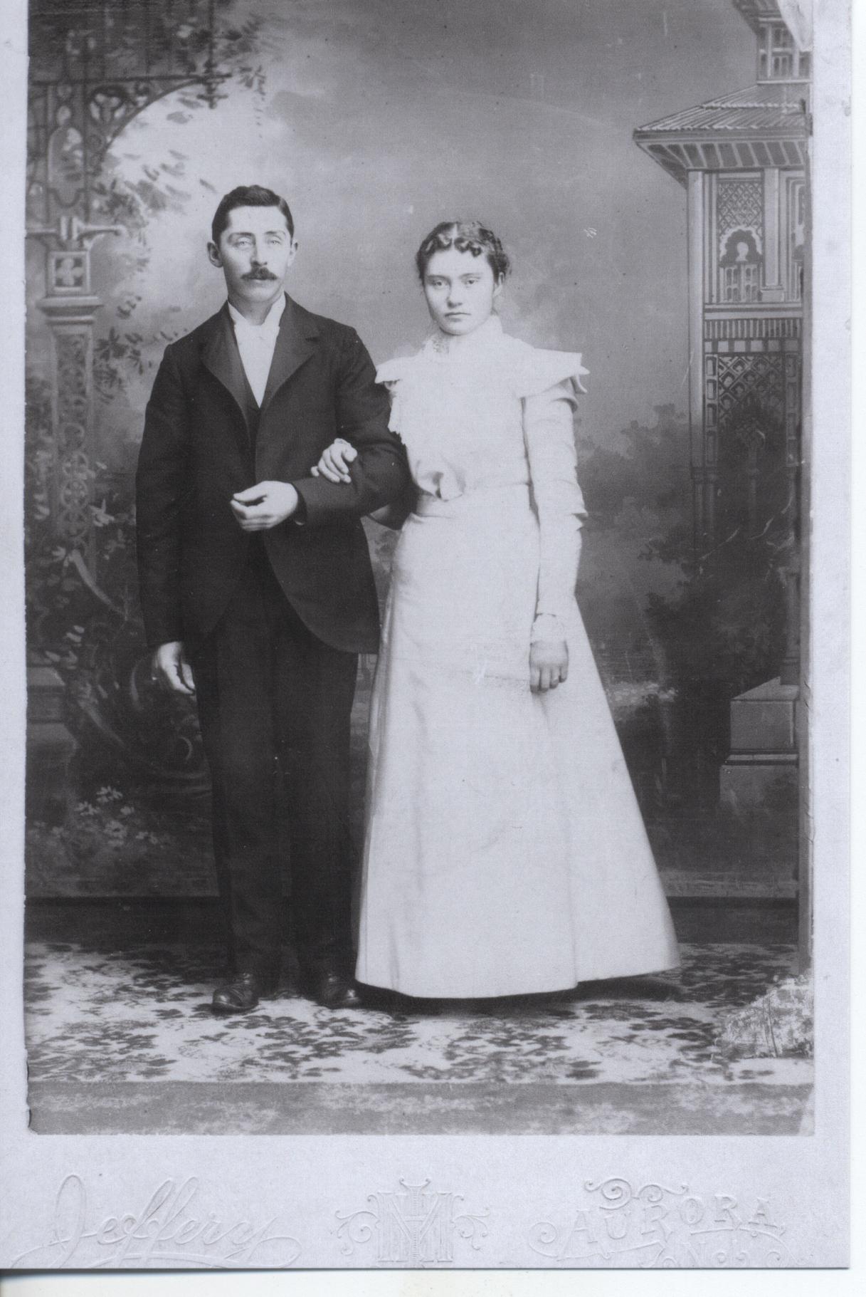 Frank William Schrock and Julia Pearl Ellsworth